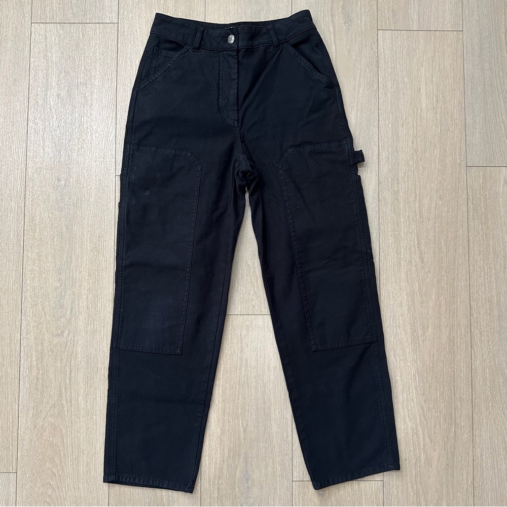 Aritzia Wilfred Black Utility Cargo Pants Size 2